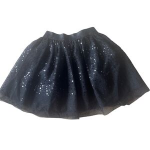 Black sequins tutu skirt size 4/5